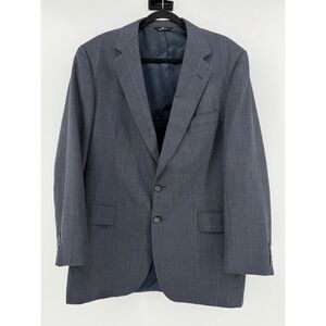 Polo University Club by Ralph Lauren Mens Gray‎ Plaid Wool Blazer Sport Coat USA